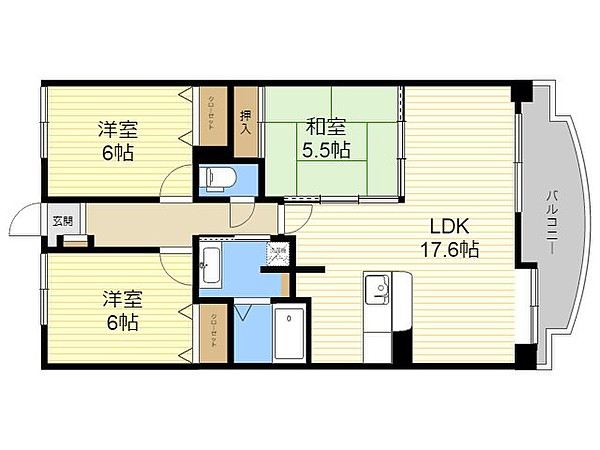 霧島市 国分福島の賃貸マンション(3LDK) 施工事例の写真 1